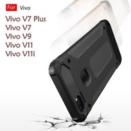 Vivo V7 V7 Plus V9 V11 V11i Rugged Armor Protection Case Cover Hard Casing Shockproof Housing