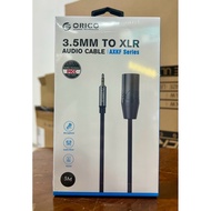 AXKF-50-BK-BP 3.5 to XLR Cable 5 meter Orico
