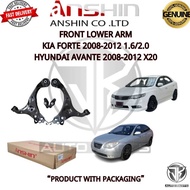#ANSHIN#JAPAN FRONT LOWER ARM WITH BALL JOINT KIA FORTE 2008,HYUNDAI AVANTE 2008 X20 (KIA-54501-1M10