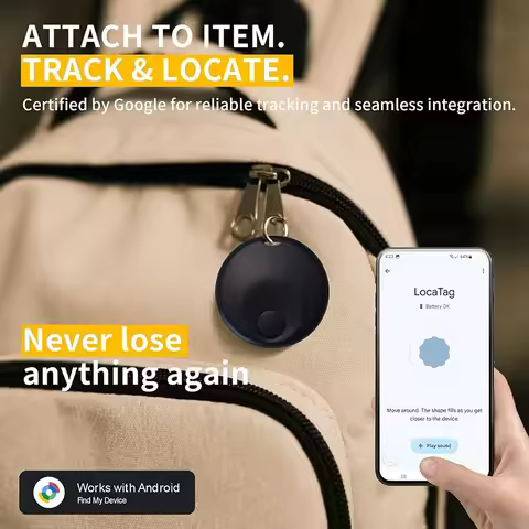 Anti-loss Device Tracker for Android Devices Tag Find My App Key Finder Pet Smart Tag Work With Goog