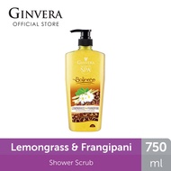 [Shop Malaysia] ginvera world spa balinese shower scrub - lemongrass &amp; frangipani (750ml)