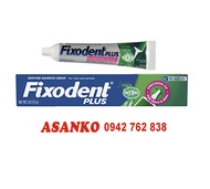 Keo dán hàm răng giả Fixodent Plus 57g. Fixodent Food Seal Plus Scope Denture Adhesive Cream 2 Ounce