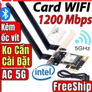 Fast intel AC 5G Wifi Card with High Speed Bluetooth Dual Band Wifi Card 2 Channel 7260 Wifi Card Pc