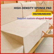 Custom 50D/60D/65D High-Density Foam Cushion Waterproof Sofa Cushion Rattan Chair Cushion Bay Window