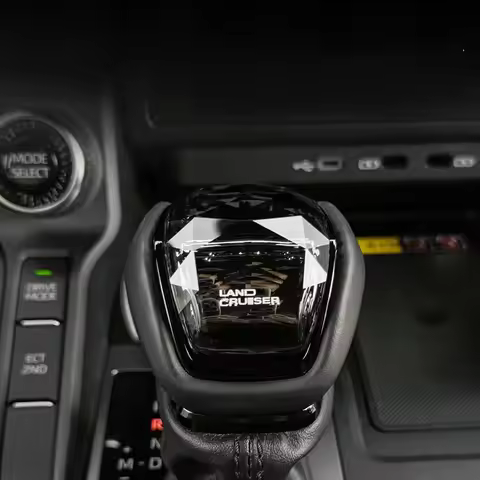 For Toyota Land Cruiser 300 Land Cruiser LC300 2022+ model Crystal glass shift lever head cover deco