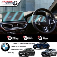 BMW X3 iX3 X4 2018-2025 Navigator & Instrument Panel Tempered Glass Screen Protector