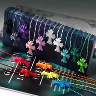 rantai couple rantai leher perempuan Passed Version Necklace k Luo Xin Color Cross 20th Anniversary 