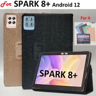 For MXS Samsung Tab SPARK 8+ Plus Tablet PC Android 12 10.1 inches Lighter Thinner Leather Magnetic PU Case Flip Stand Cover