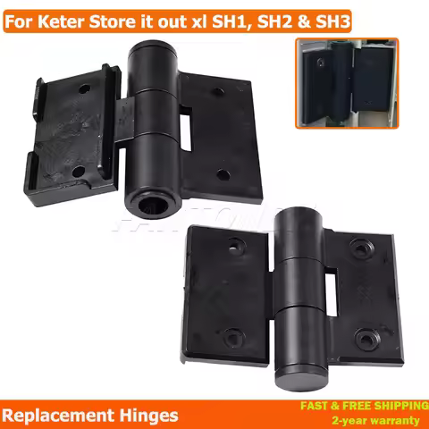 Hinges Spare Part For Keter Store It Out XL Woodland SH1 674644 / SH2 674645 / SH3 674646 Replacemen