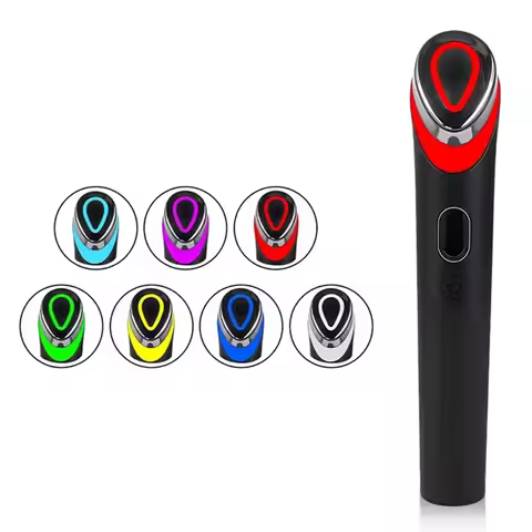 7 Colors EMS Microcurrent Facial Massager Age-R Booster Pro Anti Wrinkle Lift Device Home Use Beauty