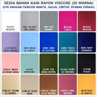 KAIN KATUN TOYOBO RM Bagus, Murah, Nyaman Untuk Pakaian, Hijab & Fashion ANAK, WANITA & PRIA ( ddwhi