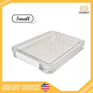 【D319】Kotak Penyimpanan yang Cerdas Stackable Large Capacity Storage Box A4 Paper Books Documents St