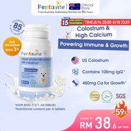 Pentavite Mixed Whole Milk Powder with Colostrum Chewable Tablet 32s For Kids Aged 3+ US Bovine Colo