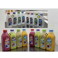 662-663 H20 Premium Fruit & Water Fridge Bottle 1.55L/1.3L (Random Color)