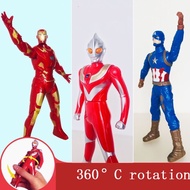 Marvel Legends Spiderman Iron Man Hulk Action Figure Retro Figurine Joints Movable Anime Figures Doll  Toys for Children
