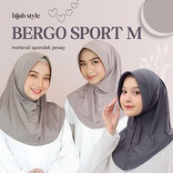 Bergo sport pet tebal ukuran M Jilbab olahraga Pet Tebal Best Bergo Sport size M || Jilbab instant p