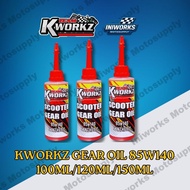 KWORKZ Gear Oil 85W-140 Fully Synthetic 100mL / 120mL / 150mL