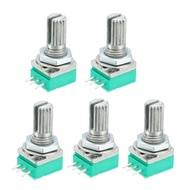 【Big-promotion】 5Pcs Potentiometers Industrial es RK097 RK097N 3Pin B1K 5K 10K 20K 50K 100K 500K Aud