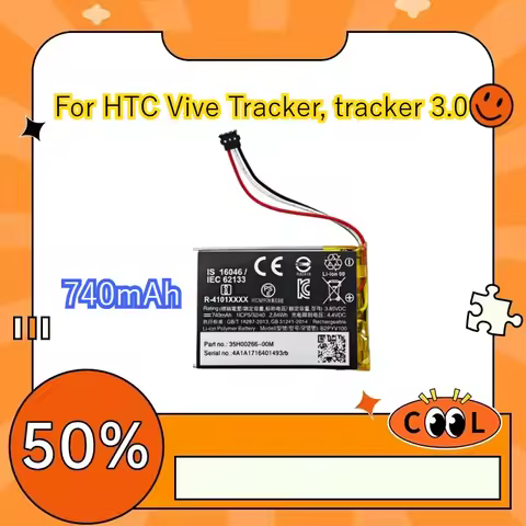 VR Tracker Replacement Battery B2PYV100 740mAh Portable Power Cell For HTC Vive Tracker 3.0