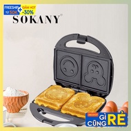 Sandwich Toaster with Genuine Smiling Face SOKANY