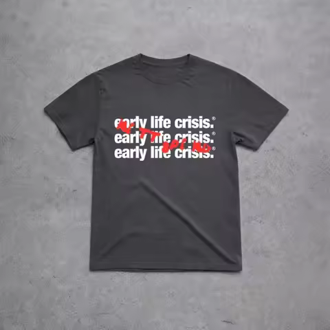 Nettspend Merch Early Life Crisis Tee, Y2K Tee, Merch Tour Style, Osamason 2Hollis Jaydes Fakemink P