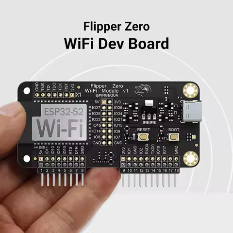 Flipper Zero Wi-Fi Devboard (Black) with Pre-Installed Marauder Firmware, ESP32-S2, for Wireless Pen