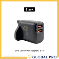 2.4A Dual USB USB Adapter USB Phone Charger Travel USB Adapter Fast Charging Charger Port Adapter Ch