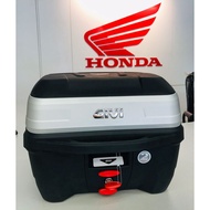 GIVI 100% MONOLOCK TOPCASE BLACK B32N B32 BOLD 32 LTR SILVER