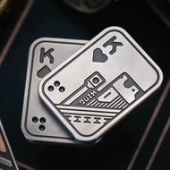 2026新款金属扑克牌AK推牌EDC啪啪币啪啪牌手推成人解压神器抗焦虑解压Metal playing cards AK push cards EDC pop coins20251126