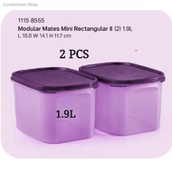 ∋♝♚[Malaysia In stock] 🔥Loose Unit🔥 Tupperware Modular Mates Essential Set - 5.5L / 2.6L / 1.9L / 1.