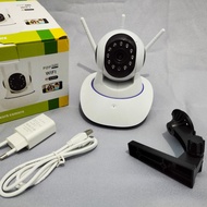 CCTV WiFi Robot Pantau di HP Dari Jauh Berputar 360 derajat