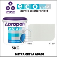 Cat Dinding Luar / Cat Tembok Eksterior Propan Eco Shield 5KG All Time Favourite Colors / PROPAN