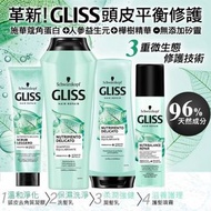 【Schwarzkopf 施華蔻】Gliss頭皮平衡修護套裝