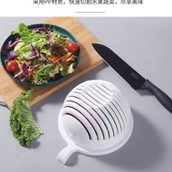 Salad Cutter Cutting Bowl Cutting Vegetable Slicing Fruit Salad Divider Cutter Cutter Handy Tool