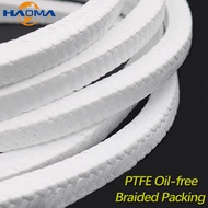 Square PTFE Braided Compression Packing Sealing Strip Acrylic Fiber Packing ptfe Filled Gland Rope F