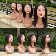 Short Machine Wavy Wig Human Hair  100% Human Hair Wig  for Women