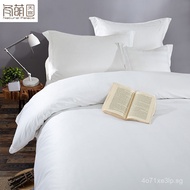 Hotel Bedding Pure Cotton Dense Hotel B&B Four-Piece Set Full Satin Stripe Star Hotel Bedding