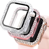 Double Diamond Integrated Watch Protective Case Suitable for Apple