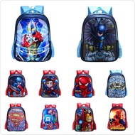 Primary School Bag Backpack / Beg Sekolah Rendah Spiderman / Ironman / Ultraman Backpack Boy Design