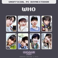 1pcs - [BOYNEXTDOOR] WHO UNOFFICIAL PHOTOCARD