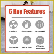 ❦ ☢ ❏ 【Thick 3MM】 linoleum floor mat Home decoration linoleum rubberized makapal Thick and wear-res