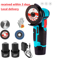 Cordless Angle Grinder 3inch Mini Angle Grinder 12V Metal Cutting Polishing (received within 3 days, Local delivery) Multifunctional Metal Wood Cutting Grinding