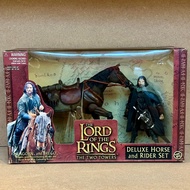 ToyBiz Lord of the Rings LOTR TTT Aragorn and Brego Deluxe Horse and Rider Set