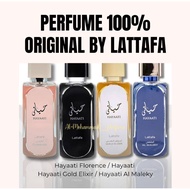 Perfume (2ml/5ml/10ml) Hayaati Florence/Hayaati Gold Elixir/Hayaati Al Maleky/Hayaati by Lattafa EDP