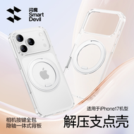 SmartDevil เคสโทรศัพท์สำหรับ iPhone 17 Pro Max เคส iPhone 17 Pro 360หมุนได้ ° พร้อมที่ยึดแหวนเคสใส่โ
