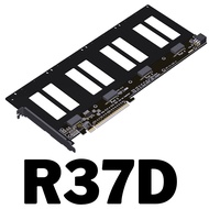 ADT-Link R37A PCI-E X16 To 4-Port U.2 SSD Split Gen4 Adapter Card & R37D E1.S/E3.S(SFF-TA-1002) SSD 
