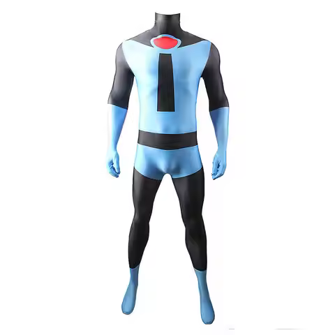 Blue Mr Incredible Cosplay Classic anime Anime Character Costume - Perfect Retro Anime Modeling