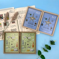 Original Wooden 5X7 Half Fold Photo Frame Table Hanging Wall GP004Z