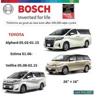 TOYOTA ALPHARD VELFIRE ESTIMA HONDA CRV HRV MAZDA CX7 CX9 NISSAN SUBARU CITROEN - BOSCH ADVANTAGE WI
