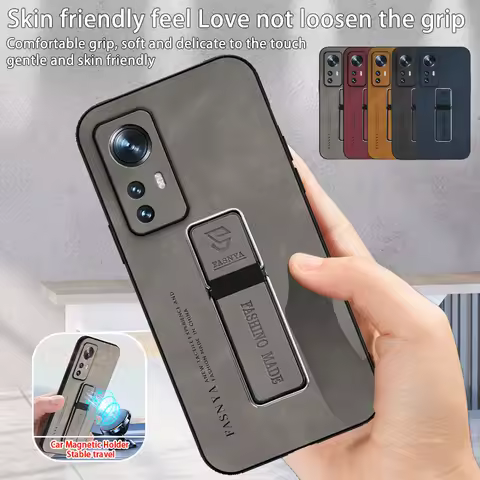 For Xiaomi 12 Pro Case Luxury Car Magnetic Holder Phone Cases For Xiaomi12 Xiaomy Xiomi Mi12 Mi 12 P